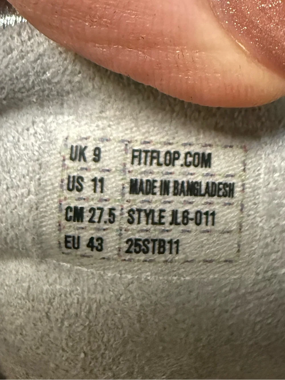 Fitflop bnib silver